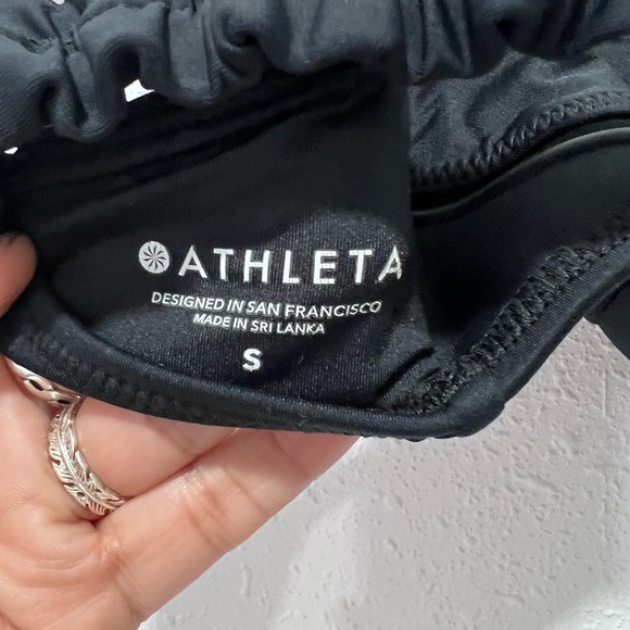 Athleta Black twister bikini top S - Picture 8 of 9
